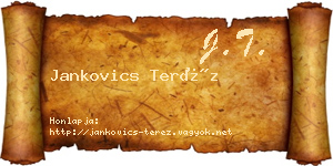 Jankovics Teréz névjegykártya